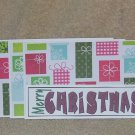 Merry Christmas a - 4pc Mat Set