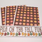 Pile On The Fall Fun - 4pc Mat Set