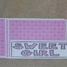 Sweet Girl - 4pc Mat Set Sweet Girl - 4pc Mat Set