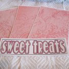 Sweet Treats a - 4pc Mat Set Sweet Treats a - 4pc Mat Set