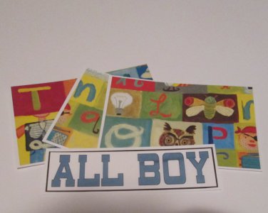 All Boy - 4pc Mat Set