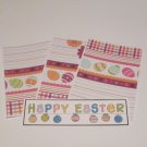 Happy Easter Eggs - 4pc Mat Set