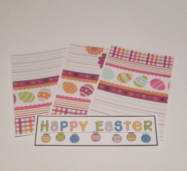 Happy Easter Eggs - 4pc Mat Set