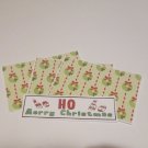 Ho Ho Ho Merry Christmas - 4pc Mat Set