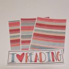 I Love Reading a - 4pc Mat Set
