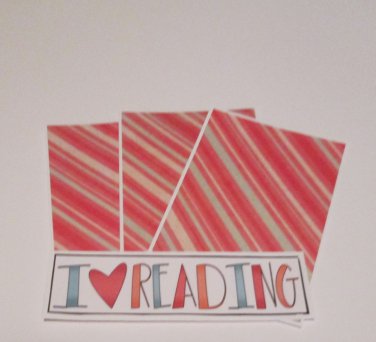 I Love Reading - 4pc Mat Set