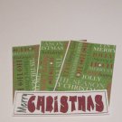 Merry Christmas 1a - 4pc Mat Set