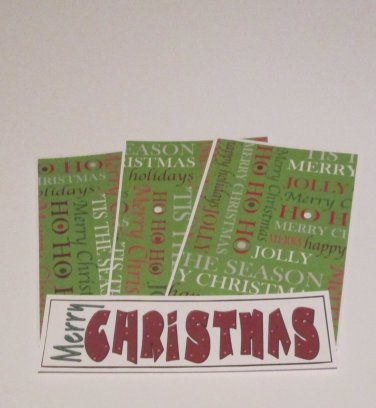 Merry Christmas 1a - 4pc Mat Set