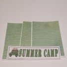Summer Camp a - 4pc Mat Set