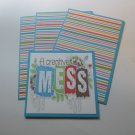 A Creative Mess - Title/Saying Mat Set