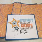 Brothers are Like Sisters - Title/Saying Mat Set