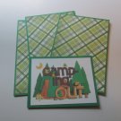 Camping Out - Title/Saying Mat Set