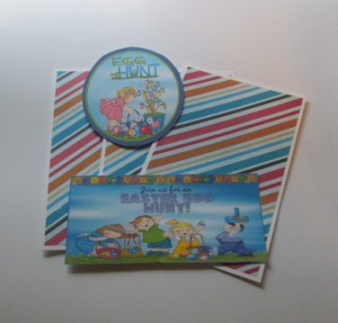 Easter Egg Hunt - Title/Saying Mat Set