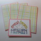 Fresh From Heaven - Title/Saying Mat Set
