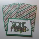 Gone Fishin  - Title/Saying Mat Set