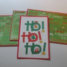 Ho Ho Ho - Title/Saying Mat Set