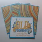 Old Fisherman - Title/Saying Mat Set
