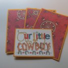 Our Little Cowboy - Title/Saying Mat Set