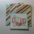 Put Down The Brush - Title/Saying Mat Set