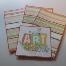 The Art World - Title/Saying Mat Set