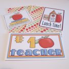 #1 Teacher a - 5 piece mat set