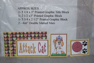 Attack Cat - 5 piece mat set