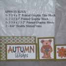 Autumn Wishes Boy - 5 piece mat set