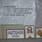 Autumn Wishes Girl - 5 piece mat set