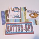 Batter Up Girl a - 5 piece mat set