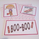 Boo Boo Girl a - 5 piece mat set Boo Boo Girl a - 5 piece mat set