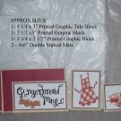 Gingerbread Magic Apron - 5 piece mat set