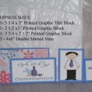 Holy Communion Boy - 5 piece mat set