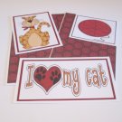 I Love My Cat - 5 piece mat set