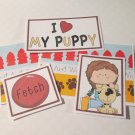 I Love My Puppy Girl - 5 piece mat set