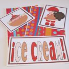 Ice Cream Boy a - 5 piece mat set