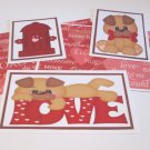 Love Puppy Boy - 5 piece mat set Love Puppy Boy - 5 piece mat set