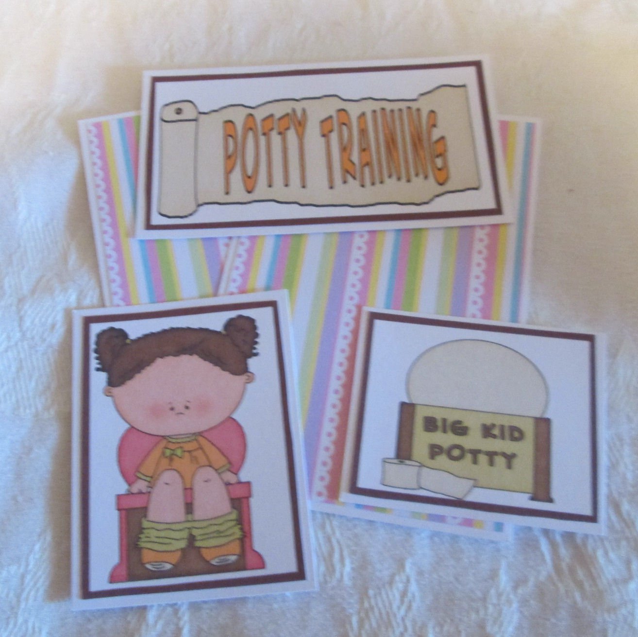 Potty Training Girl 5 piece mat set