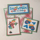Snowmen Melt My Heart - 5 piece mat set