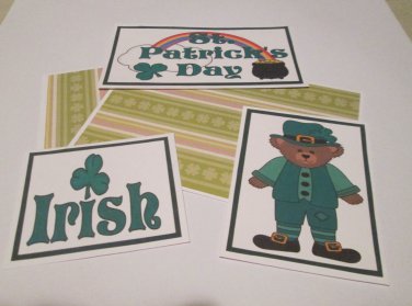 St Patrick's Day Boy a - 5 piece mat set