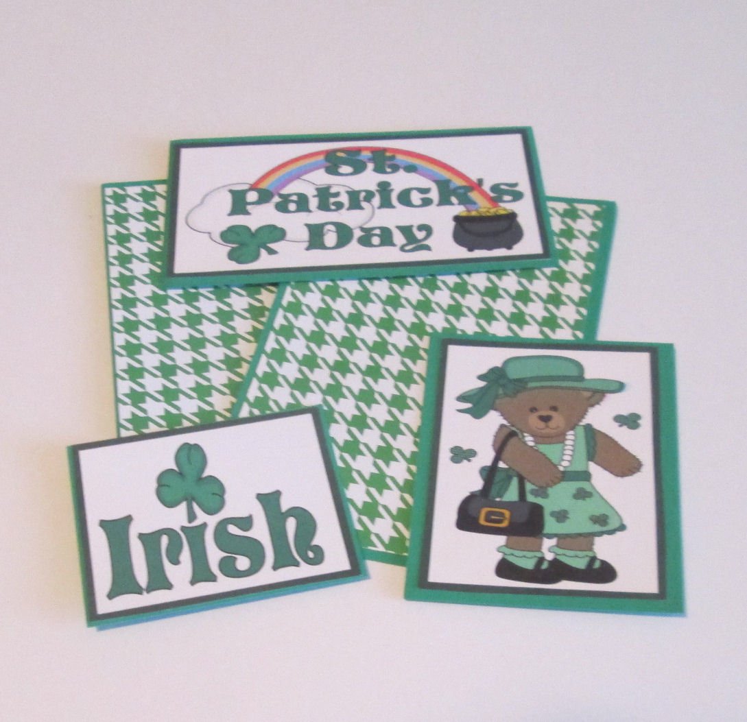 St Patrick's Day Girl - 5 piece mat set