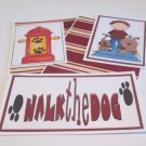 Walk The Dog Boy a  - 5 piece mat set