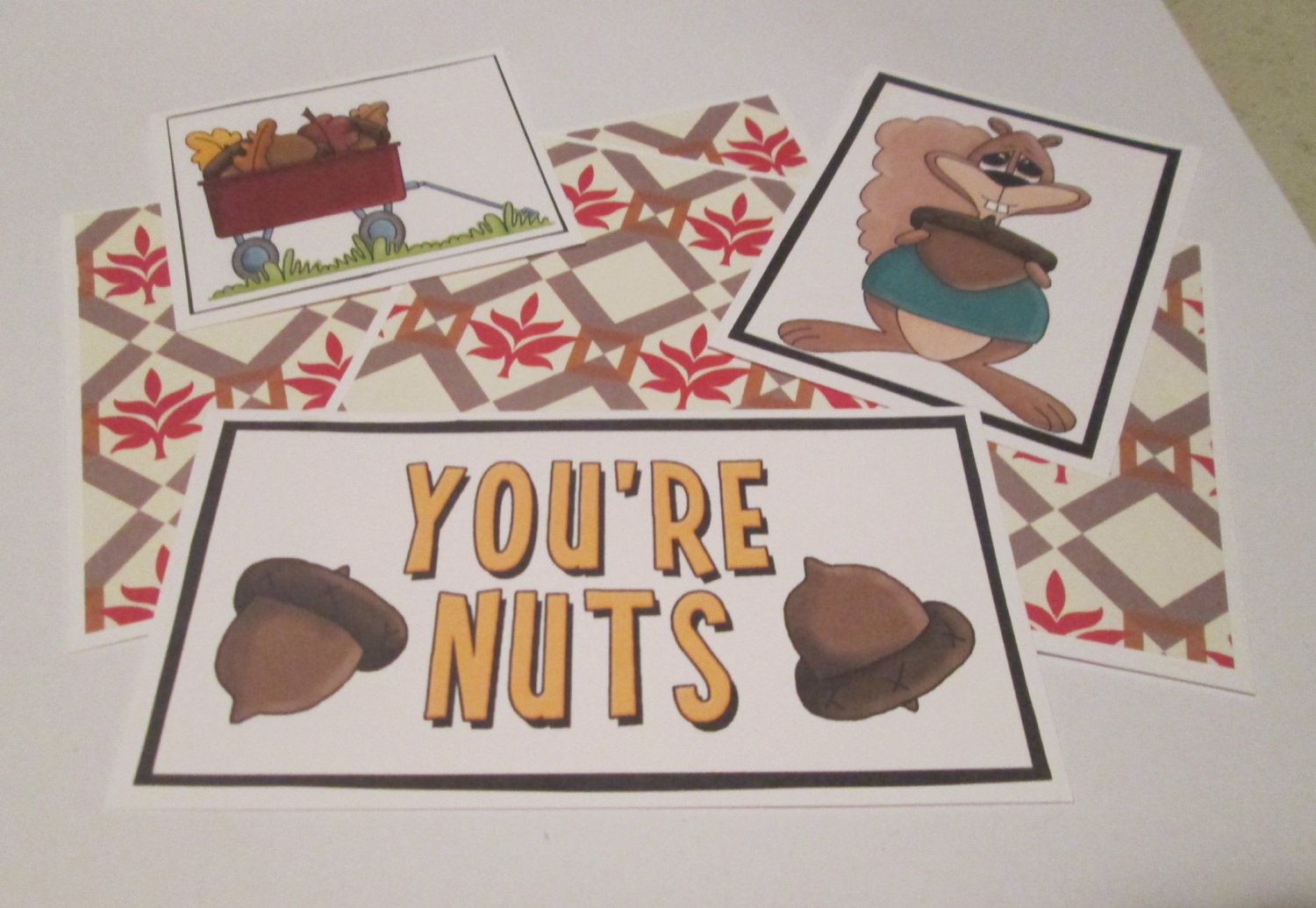You're Nuts 5 piece mat set