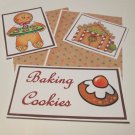 Baking Cookies Gingerbread 1 - 5 piece mat set