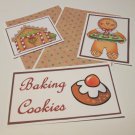 Baking Cookies Gingerbread 1a - 5 piece mat set