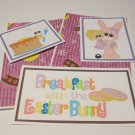 Breakfast w/The Easter Bunny Girl - 5 piece mat set