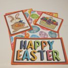 Happy Easter Brown Bunny a - 5 piece mat set