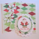 Ho Ho Ho Santa c - 5 pc Embellishment Set