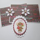 I Love You Puppy - 5 pc Embellishment Set I Love You Puppy - 5 pc Embellishment Set
