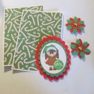 Merry Christmas Girl b - 5 pc Embellishment Set
