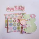 Happy 3rd birthday Girl - Printed Piece/Title & Mats set